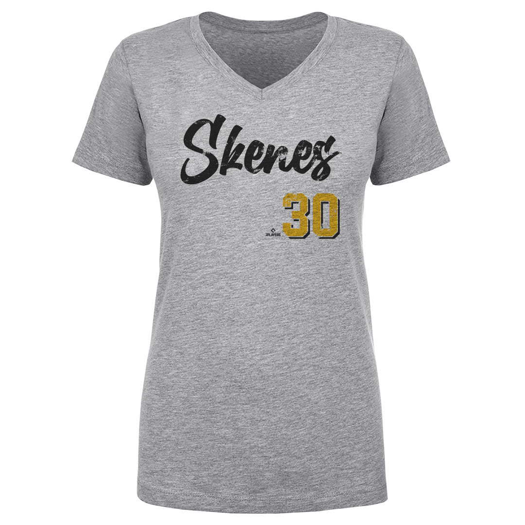 Paul Skenes Women's V-Neck T-Shirt | 500 LEVEL