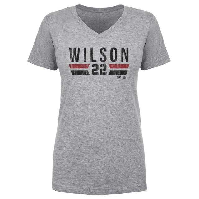 A'ja Wilson Women's V-Neck T-Shirt | 500 LEVEL