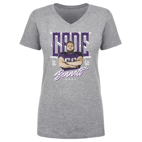Cade Bennett Women's V-Neck T-Shirt | 500 LEVEL