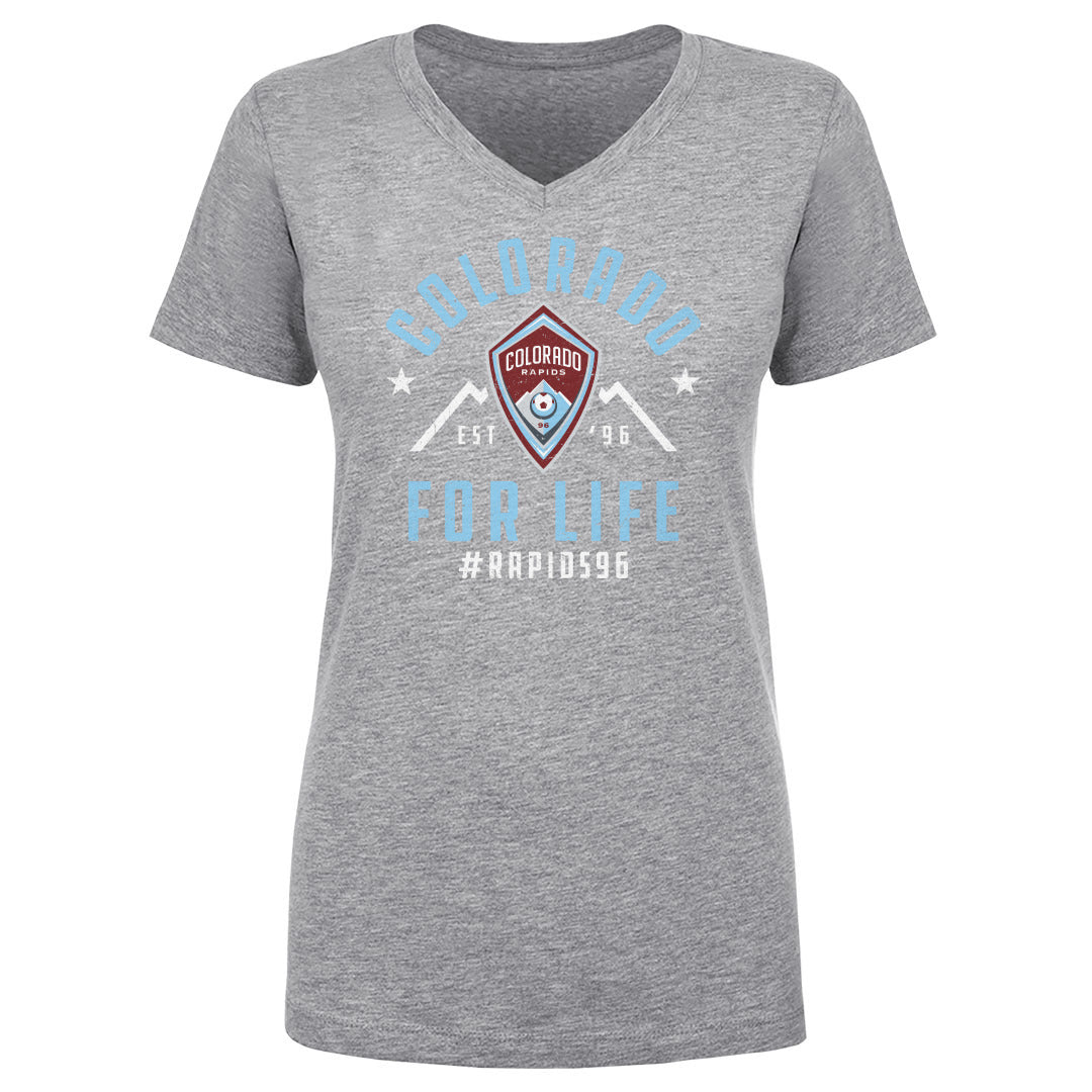 Colorado Rapids Women's V-Neck T-Shirt | 500 LEVEL