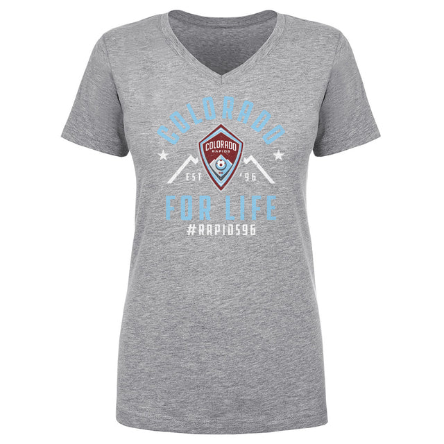 Colorado Rapids Women's V-Neck T-Shirt | 500 LEVEL