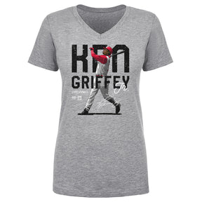 Ken Griffey Jr. Women's V-Neck T-Shirt | 500 LEVEL