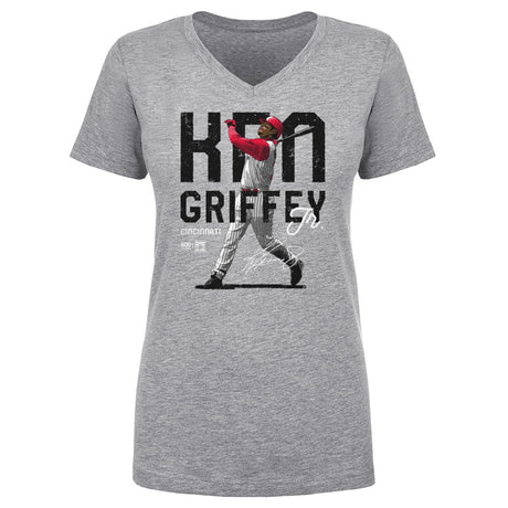 Ken Griffey Jr. Women's V-Neck T-Shirt | 500 LEVEL