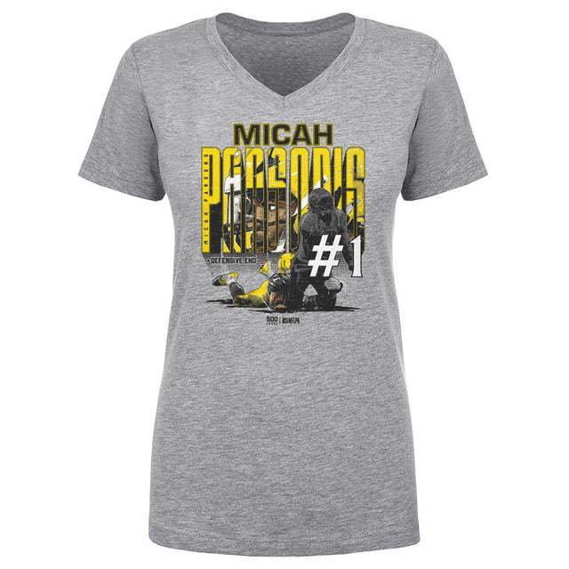 MIcah Parsons Women's V-Neck T-Shirt | 500 LEVEL