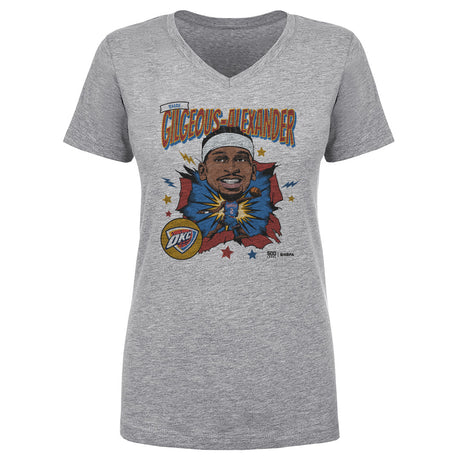 Shai Gilgeous-Alexander Women's V-Neck T-Shirt | 500 LEVEL