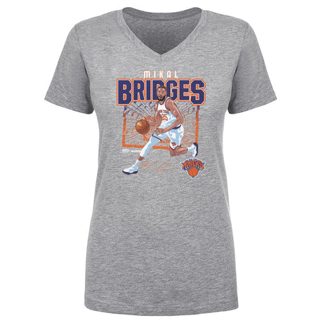 Mikal Bridges Women's V-Neck T-Shirt | 500 LEVEL
