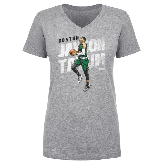 Jayson Tatum Women's V-Neck T-Shirt | 500 LEVEL