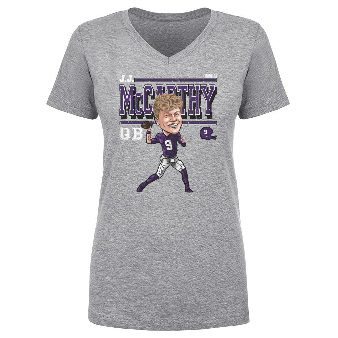 J.J. McCarthy Women's V-Neck T-Shirt | 500 LEVEL