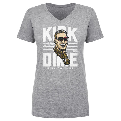 Kirk Cousins Women's V-Neck T-Shirt | 500 LEVEL