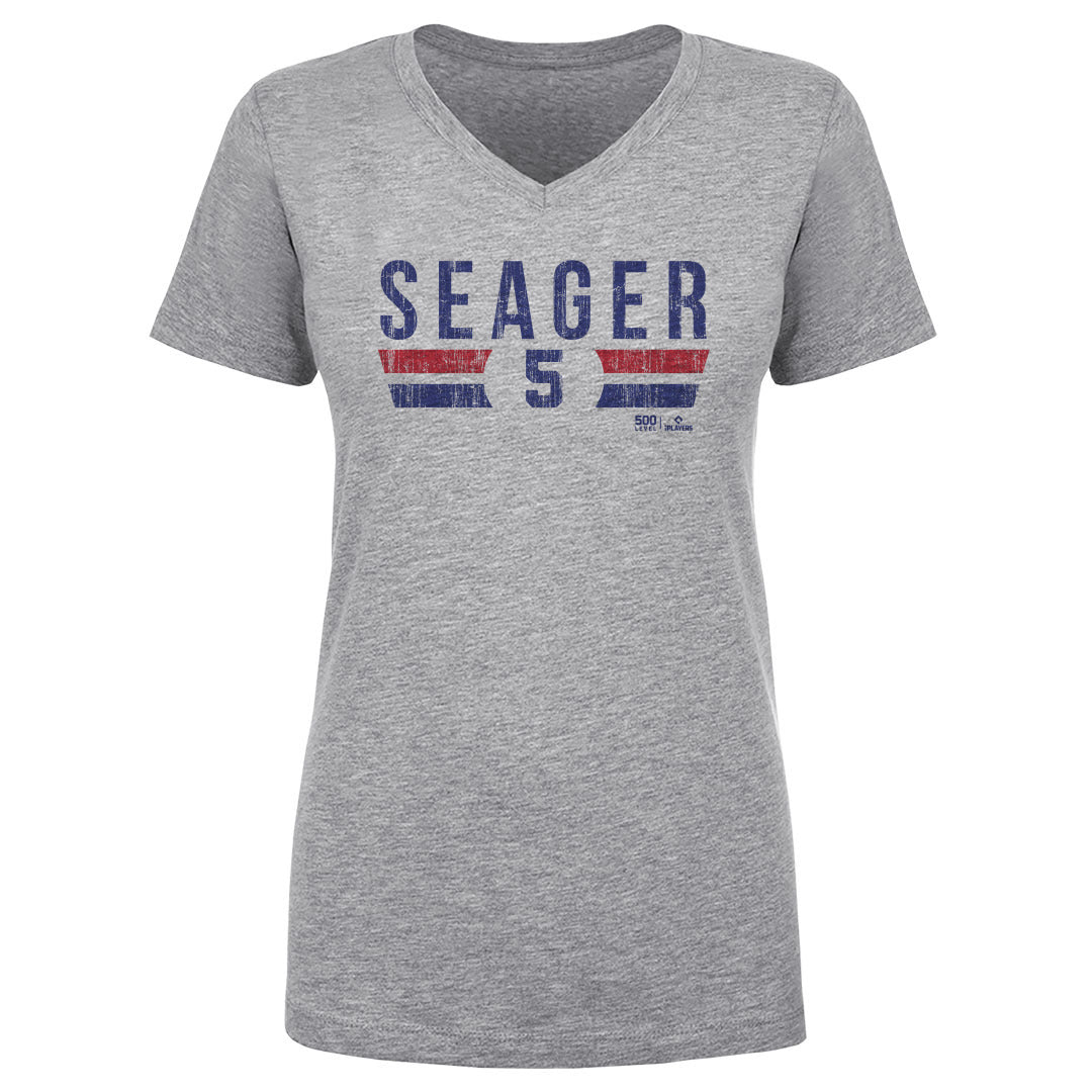 Corey Seager Women's V-Neck T-Shirt | 500 LEVEL