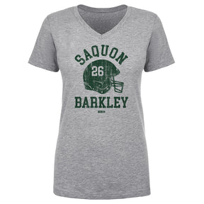 Saquon Barkley Women's V-Neck T-Shirt | 500 LEVEL