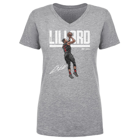 Damian Lillard Women's V-Neck T-Shirt | 500 LEVEL