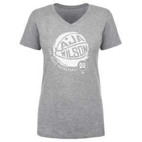 A'ja Wilson Women's V-Neck T-Shirt | 500 LEVEL