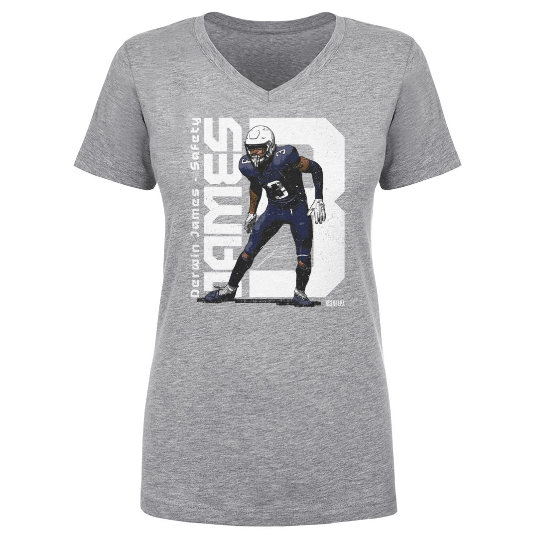 Derwin James Women's V-Neck T-Shirt | 500 LEVEL