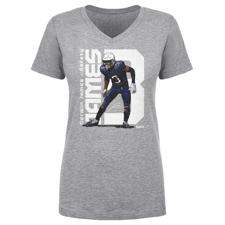 Derwin James Women's V-Neck T-Shirt | 500 LEVEL