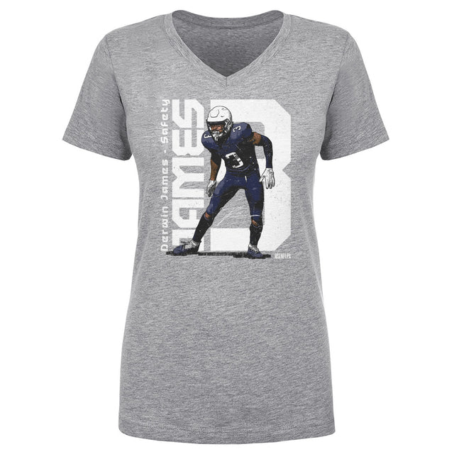 Derwin James Women's V-Neck T-Shirt | 500 LEVEL