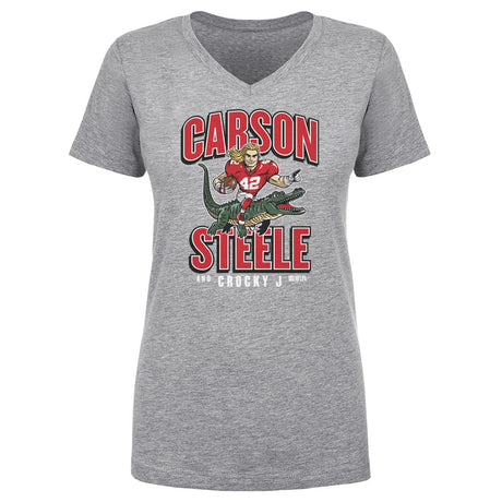 Carson Steele Women's V-Neck T-Shirt | 500 LEVEL