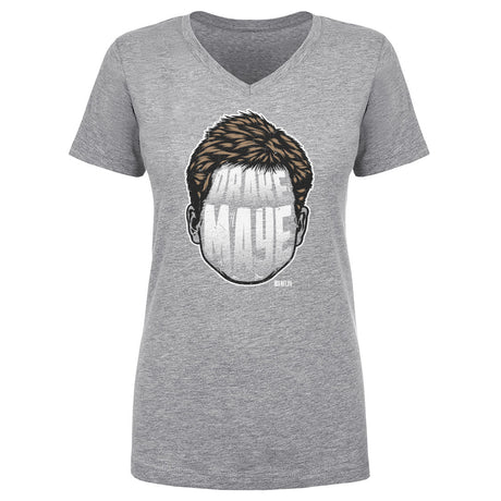 Drake Maye Women's V-Neck T-Shirt | 500 LEVEL