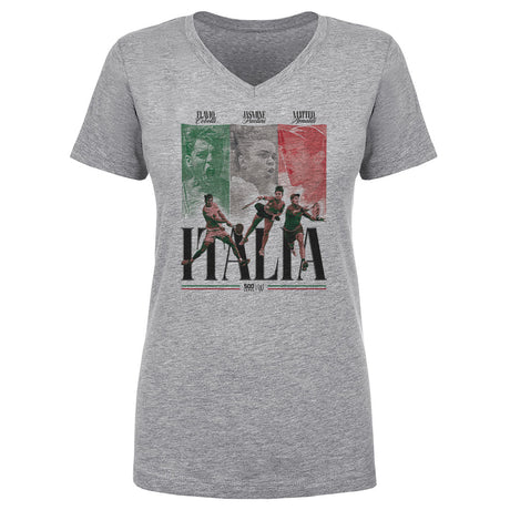 Italy Women's V-Neck T-Shirt | 500 LEVEL