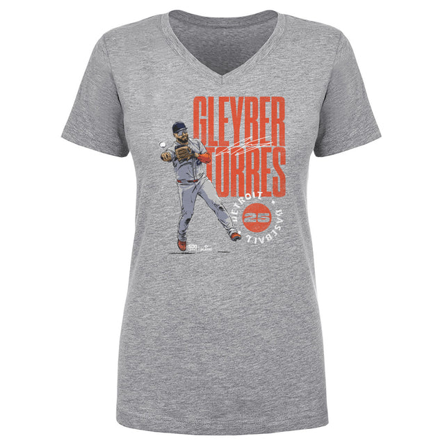 Gleyber Torres Women's V-Neck T-Shirt | 500 LEVEL