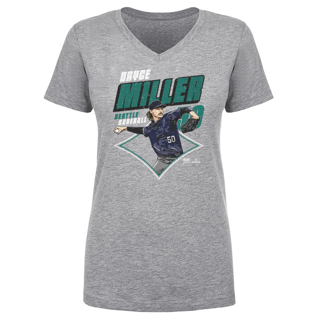 Bryce Miller Women's V-Neck T-Shirt | 500 LEVEL