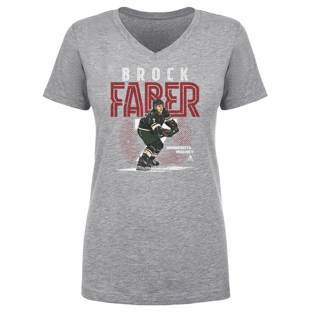 Brock Faber Women's V-Neck T-Shirt | 500 LEVEL