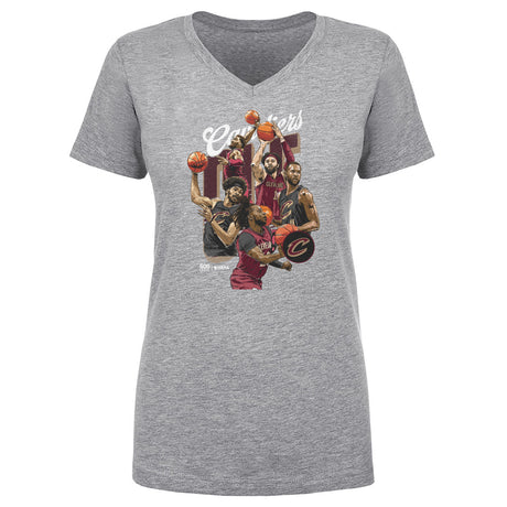Cleveland Cavaliers Women's V-Neck T-Shirt | 500 LEVEL