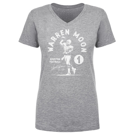 Warren Moon Women's V-Neck T-Shirt | 500 LEVEL