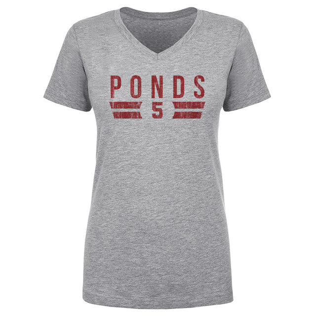 D'Angelo Ponds Women's V-Neck T-Shirt | 500 LEVEL
