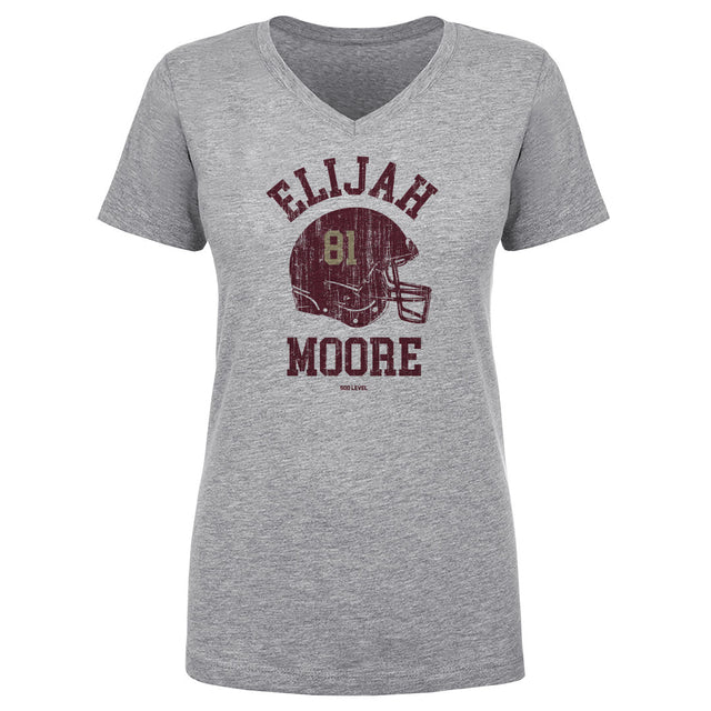 Elijah Moore Women's V-Neck T-Shirt | 500 LEVEL