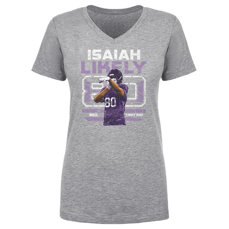 Isaiah Likely Women's V-Neck T-Shirt | 500 LEVEL