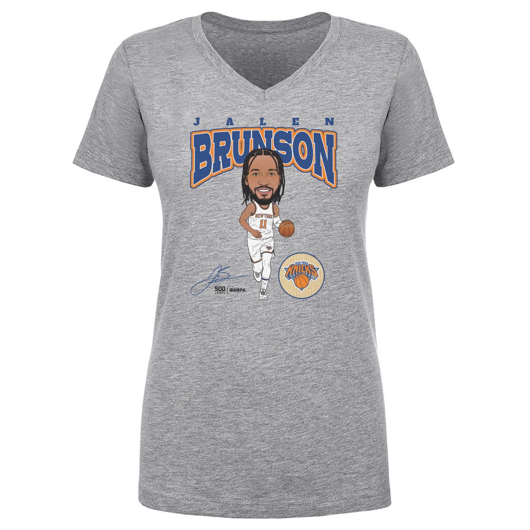 Jalen Brunson Women's V-Neck T-Shirt | 500 LEVEL