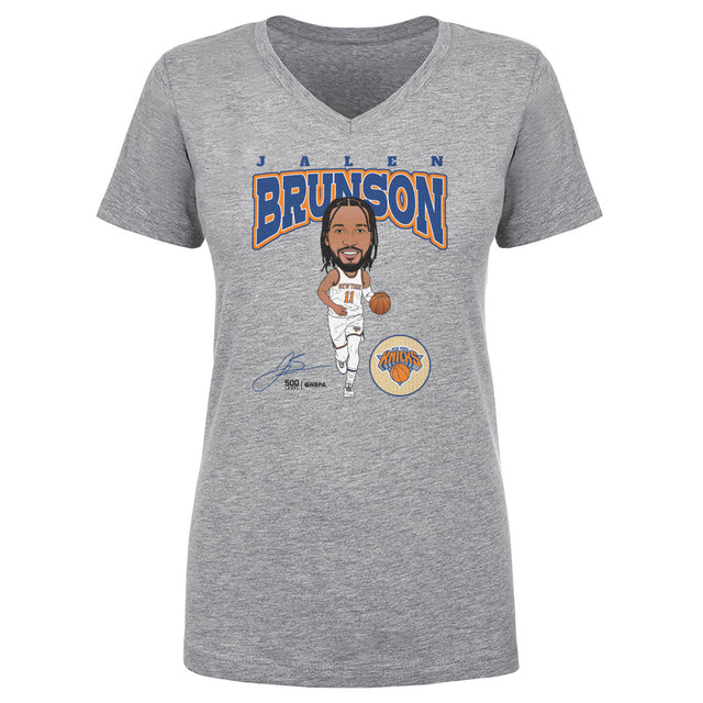 Jalen Brunson Women's V-Neck T-Shirt | 500 LEVEL