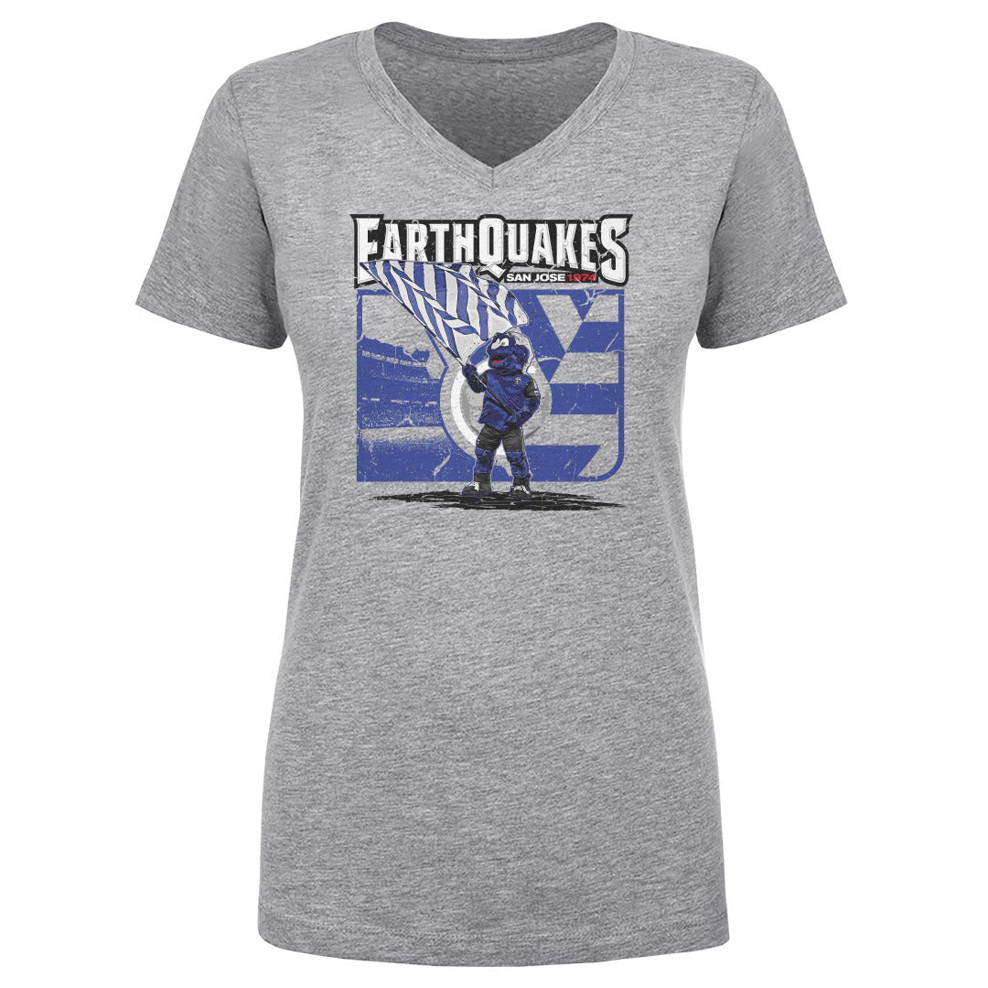San Jose Earthquakes Women&#39;s V-Neck T-Shirt | 500 LEVEL