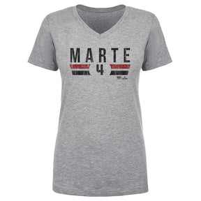 Ketel Marte Women's V-Neck T-Shirt | 500 LEVEL