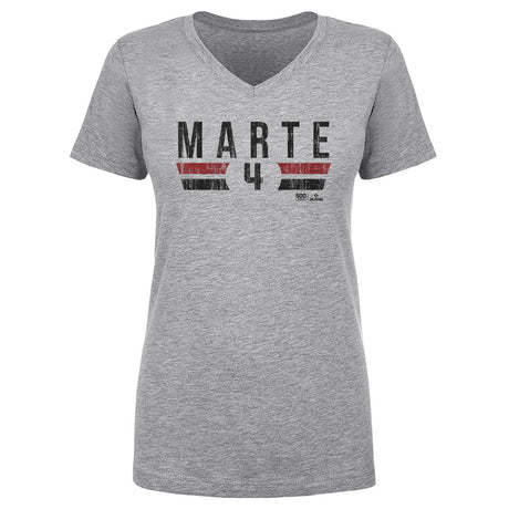 Ketel Marte Women's V-Neck T-Shirt | 500 LEVEL
