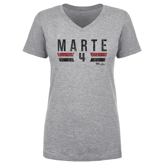Ketel Marte Women's V-Neck T-Shirt | 500 LEVEL