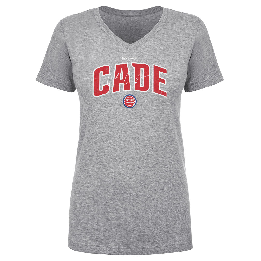Cade Cunningham Women's V-Neck T-Shirt | 500 LEVEL