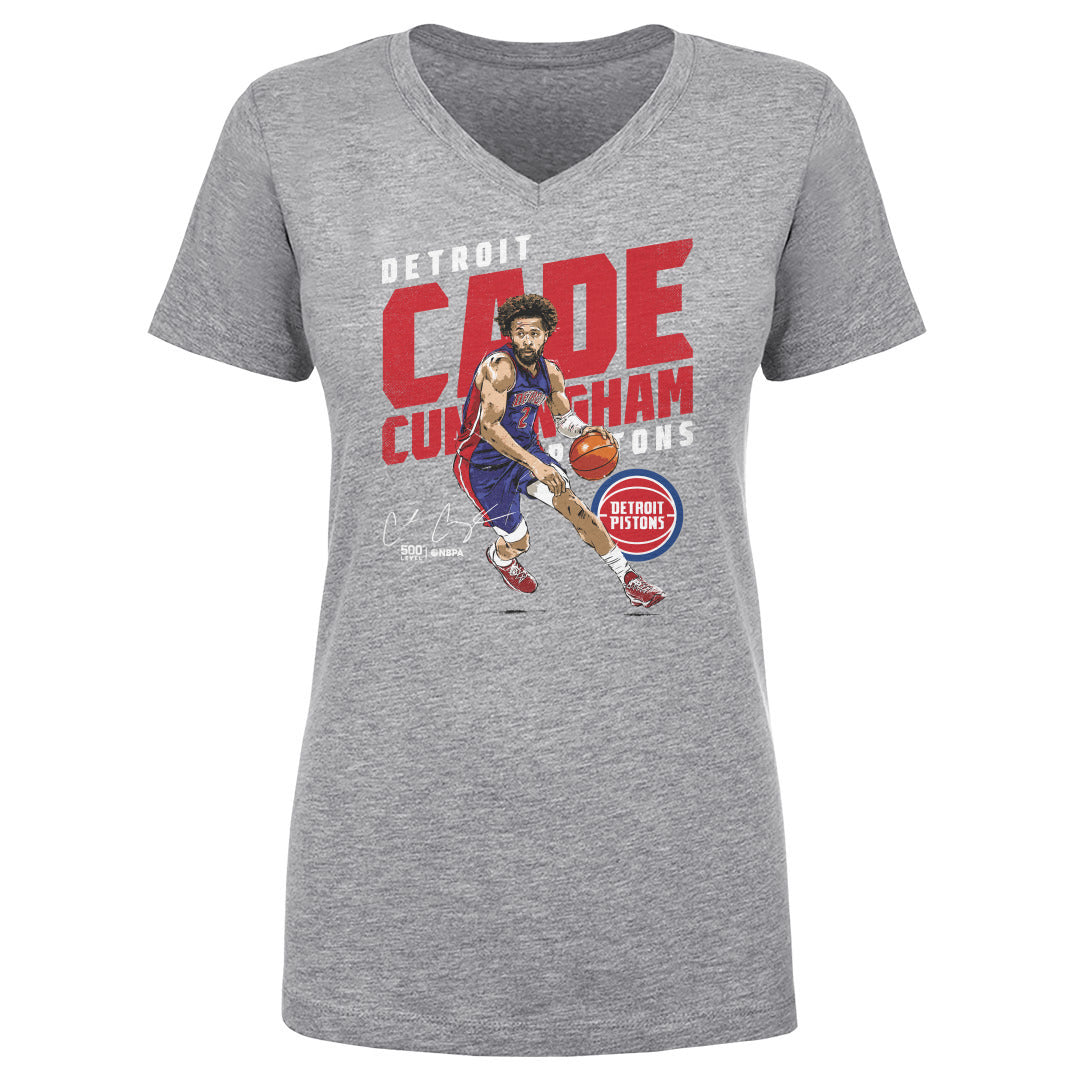 Cade Cunningham Women's V-Neck T-Shirt | 500 LEVEL