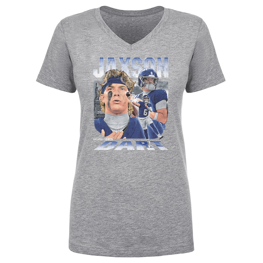 Jaxson Dart Women's V-Neck T-Shirt | 500 LEVEL