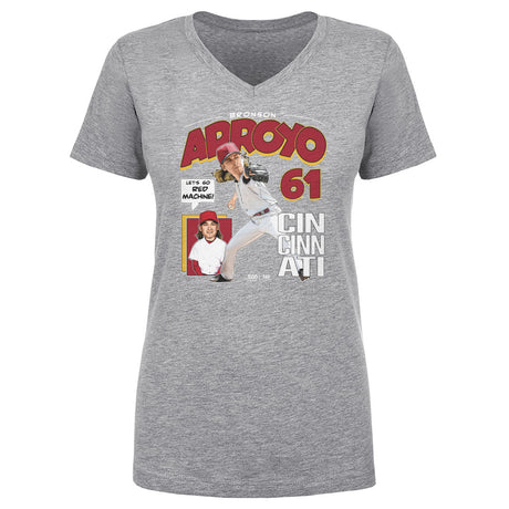 Bronson Arroyo Women's V-Neck T-Shirt | 500 LEVEL