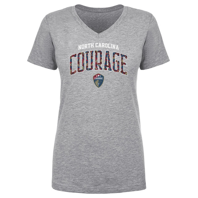 North Carolina Courage Women's V-Neck T-Shirt | 500 LEVEL