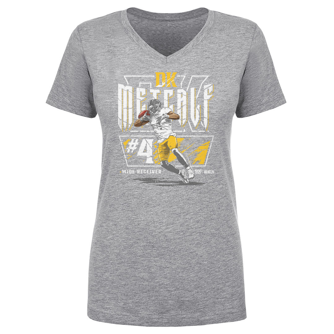 DK Metcalf Women's V-Neck T-Shirt | 500 LEVEL