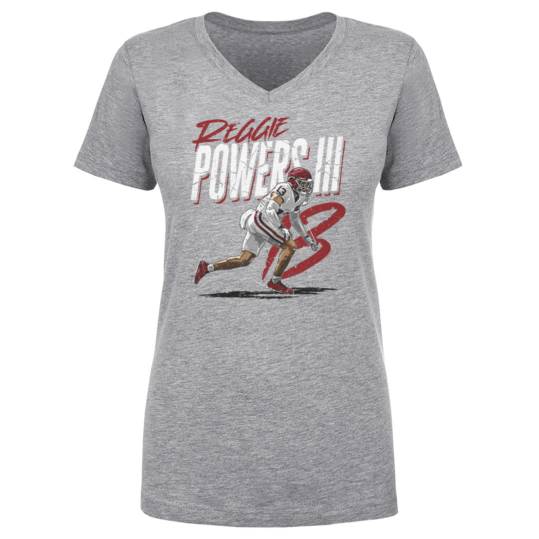 Reggie Powers III Women's V-Neck T-Shirt | 500 LEVEL