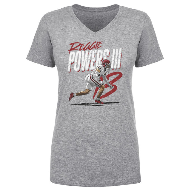 Reggie Powers III Women's V-Neck T-Shirt | 500 LEVEL