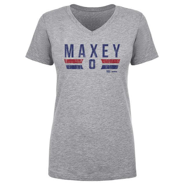 Tyrese Maxey Women's V-Neck T-Shirt | 500 LEVEL