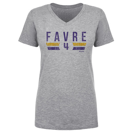 Brett Favre Women's V-Neck T-Shirt | 500 LEVEL