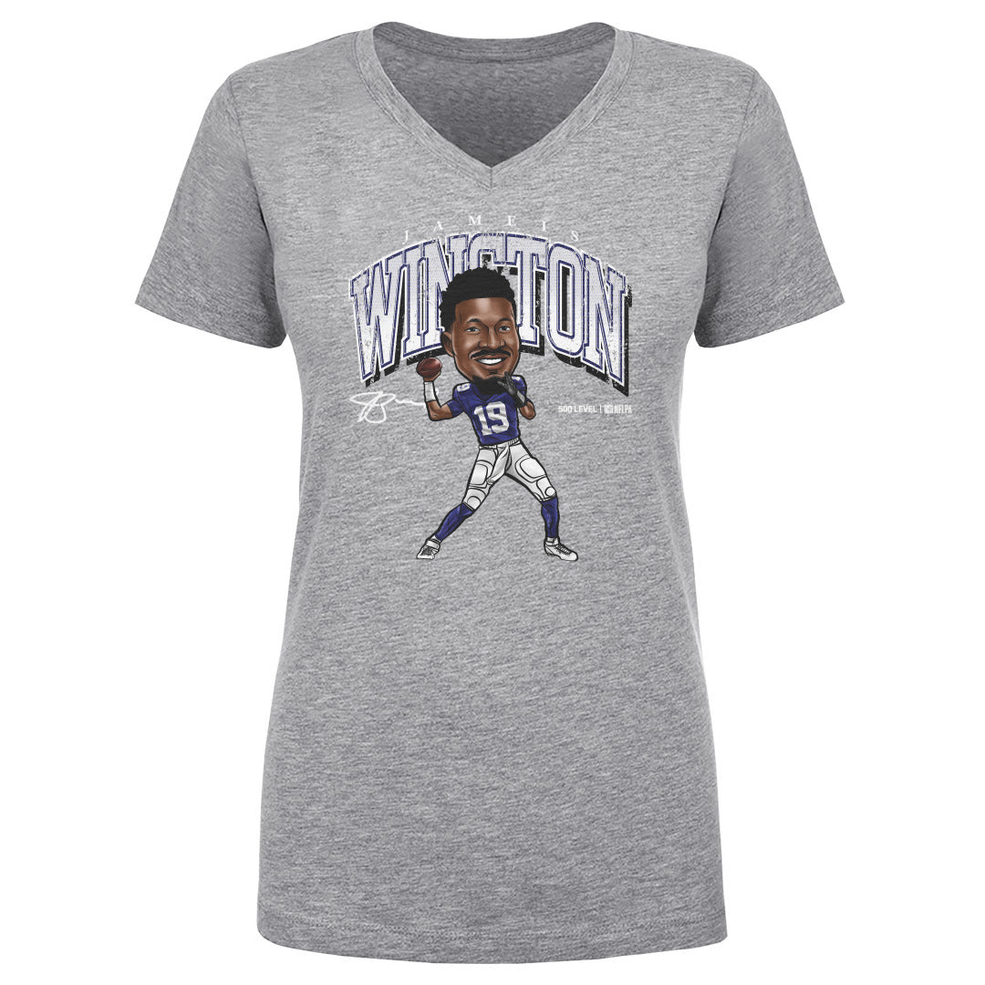 Jameis Winston Women's V-Neck T-Shirt | 500 LEVEL