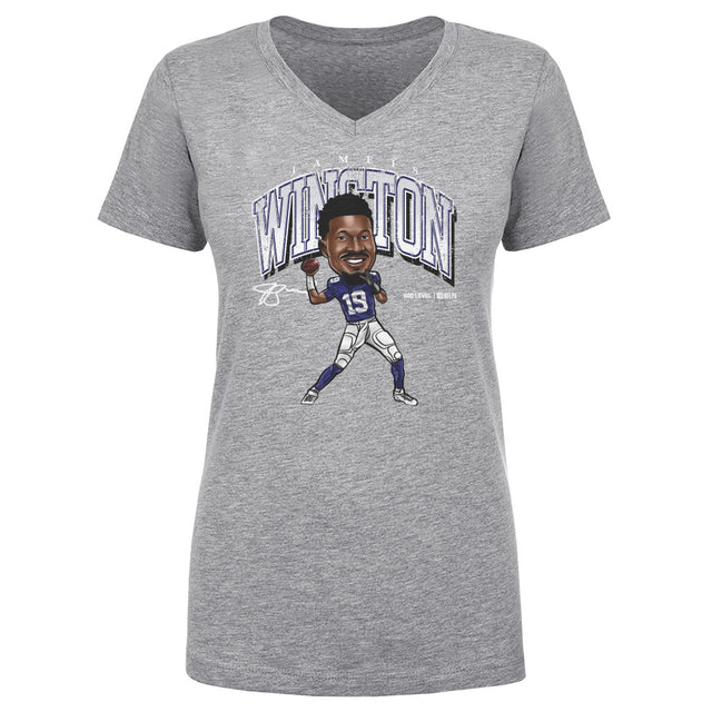 Jameis Winston Women's V-Neck T-Shirt | 500 LEVEL