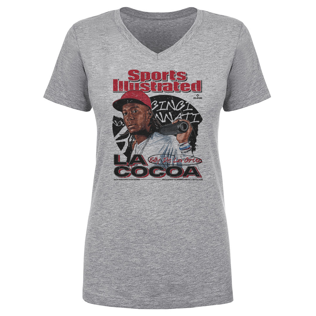 Elly De La Cruz Women's V-Neck T-Shirt | 500 LEVEL